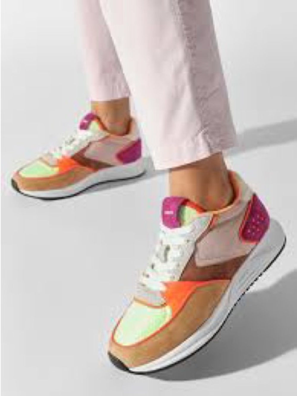 HOFF Beale District Sneakers Women’s 7.5 Colorblock Suede Leather EU 38